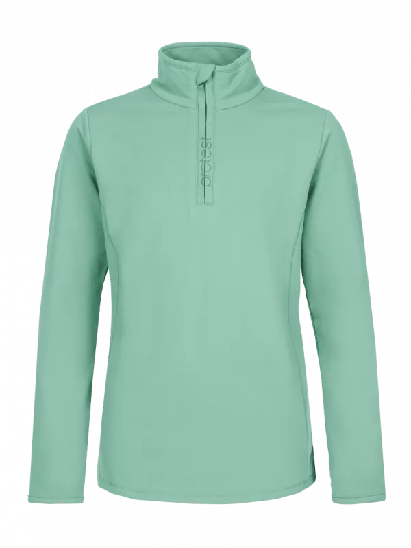REFABRIZOY JR 1/4 zip top Green Baygreen